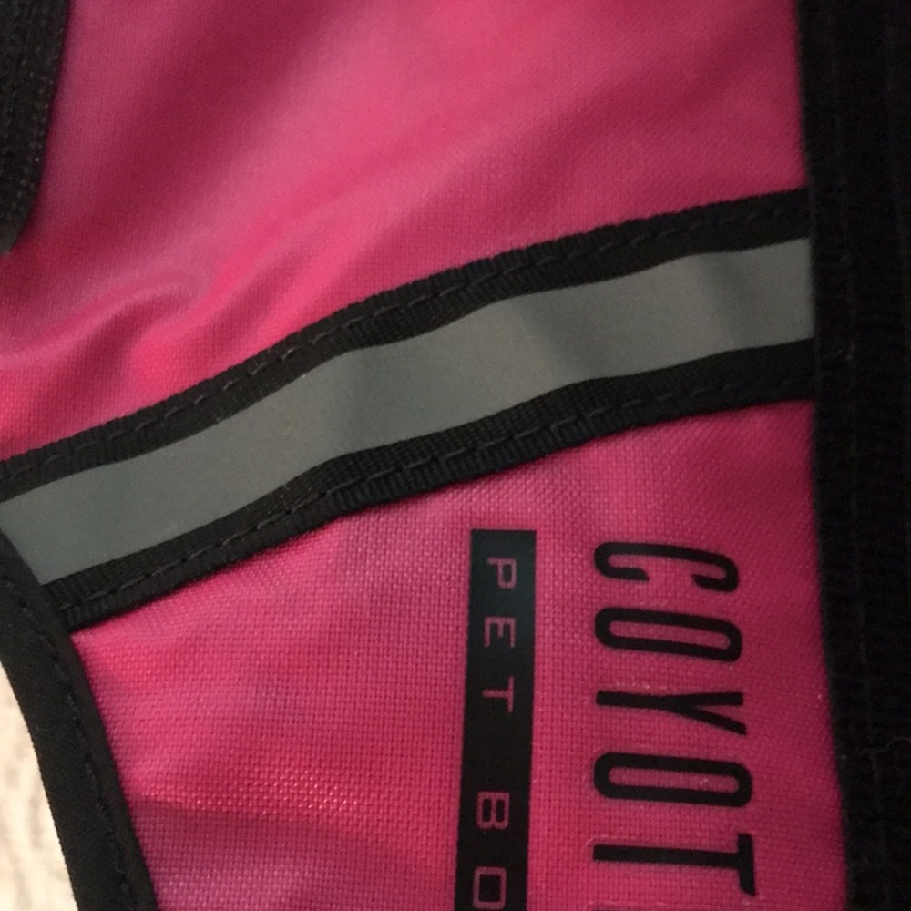 Coyote Vest Pet Body Armor for Dog or Cat Pink with Silver Spikes XS - Picture 8 of 15